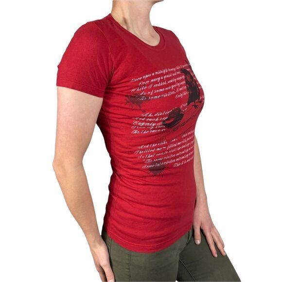 re-born Graphic Red T-Shirt Design By Humans - Picture 2 of 5